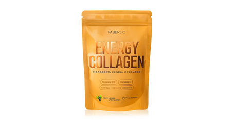 Концентрат коллагенового напитка с коэнзимом Q10 Collagen Energy Вкус черной смородины