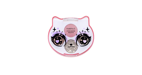 Палетка сияющих теней для век. Ты – звездочка. Серия Glam Kitty.