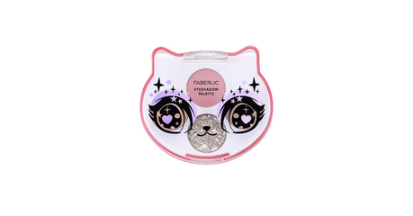 Палетка сияющих теней для век. Ты – звездочка. Серия Glam Kitty.
