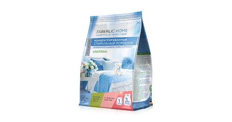 Концентрированный стиральный порошок универсальный Faberlic Home