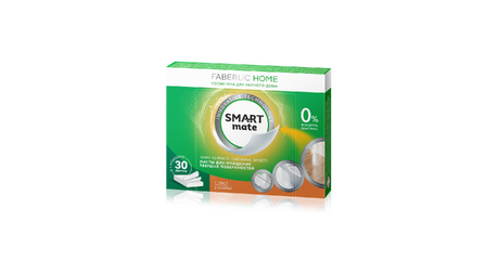 Листы для очищения твердых поверхностей. Серия Smart.