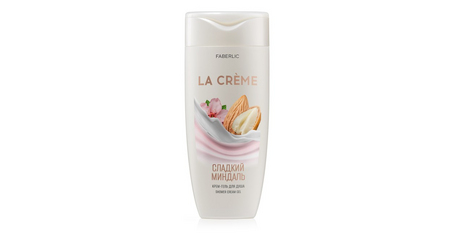 Крем-гель для душа с ароматом сладкого миндаля. Серия LA CREME