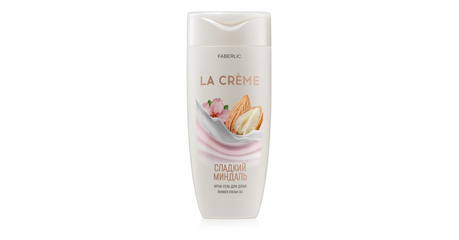 Крем-гель для душа с ароматом сладкого миндаля. Серия LA CREME