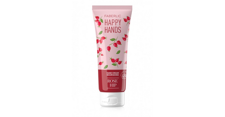 Happy Hands: Питательный крем с экстрактом шиповника.