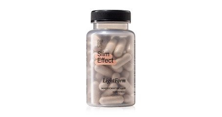 Биологически активная добавка к пище Slim Effect. Жиросжигающий эффект. Серия LightForm.