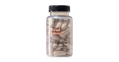 Биологически активная добавка к пище Slim Effect. Жиросжигающий эффект. Серия LightForm.