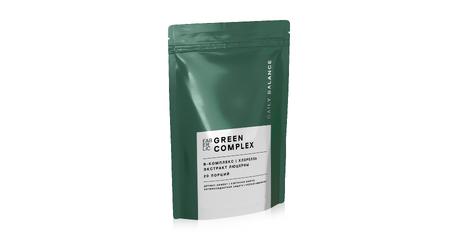 Сухой напиток Green Complex с суперфудами для тонуса и обмена веществ
